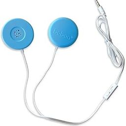 Prenatal Belly Headphones, Pregnancy Baby Heartbeat Monitor, Music Splitter with 12 Stickers, Blue-16