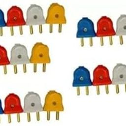 Flysmart Traders 2 pin plug top universal ABS polycarbonate plug – 4.1mm durable pin for home and appliance use (Pack of 50)-image-47