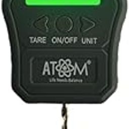 ATOM Electronic Digital Hanging Scale With Stainless Steel Hook. | Portable Scale for Luggage, Industrial & Fishing | With LCD Display | Capacity: 50Kg x 10gms | Atom A 311 Digital Hanging Scale-13