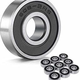 MINSALES -608-2RS-Double Shielded Miniature Ball Bearing, for 3D Printers, Robotics, DIY Projects Pack of 20 Pcs-picture-15