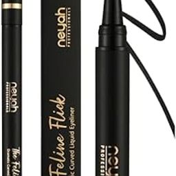 Neyah Feline Flick Arc Eyeliner | Intense Black Liquid Eyeliner | Smudge-Proof, Long-Lasting & Quick-Dry Formula-picture-17