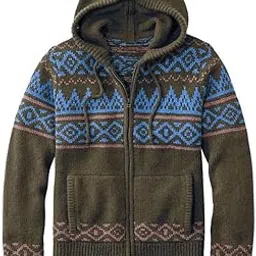 wesoke Men's Hooded Knitted Cardigan Sweater with Long Sleeves Loose Fit for Spring and Autumn-picture-19