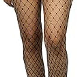 Wondercurve Women's Cotton Fishnet Sexy Stockings Set of 1 (Black)-53