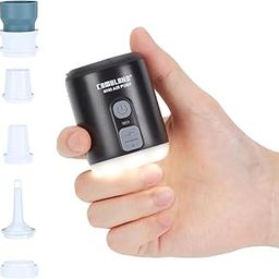 CAMULAND Mini Camping Lantern Air Pump, Mini Air Pump with 3 Levels LED Light and Magnetic Design (Black)-image-72