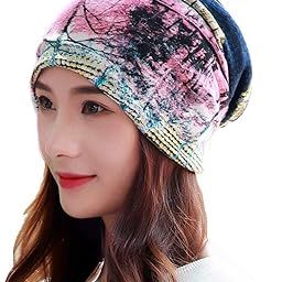 Women Beanies Ponytail Beanie Summer and Winter Cap Bandanas Head Wear for Women Knit Cap Skull Beanies Warm Caps Female Knitted Stylish Hat Ladies (MultiP)-image-89