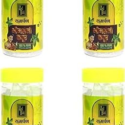 Pure & Natural Samarpan Bhimseni Camphor (Kapoor) Jar for Pooja to Purify Your Surroundings, Meditation, Havan, Room Freshener (400 Gm) by Zed Black-image-46