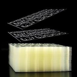 Laza 1200 Pcs Breathable Adhesive Tabs Fake Nail Glue Sticker 50 Sheets Super Sticky Double Sided Tips (Germany Jelly Gel) Flexible for Acrylic False Nails Manicure Tape-image-57