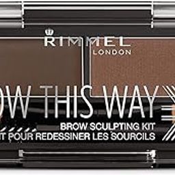 Rimmel London Brow This Way Eyebrow Sculpting Kit - Dark Brown-27