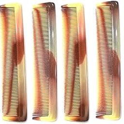 Set of 6 Hair Care Pocket Combs (Brown)-image-0