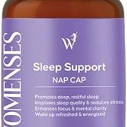Womenses Support Deep Sleep & Stress Relief Capsules | Natural Aid, Promotes Relaxation Safe Non-Addictive| Non-Habit Forming Plant-Based Melatonin | 60 Capsules-18