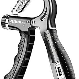 Dhasara's Adjustable Hand Grip Strengthener | Forearm & Finger Exercise | Adjustable Resistance - 10-60 kg | Built-In Counter | Ergonomic, Portable, Lightweight | (Unisex, Multicolour)-image-59