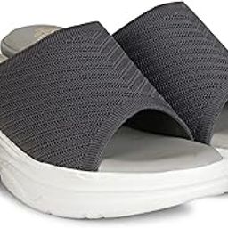wedges for women's/girls stylish patent ankle strap padded soft casual comfortable wedges sandal-image-8