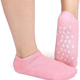 Kostech Gel Socks Soft Moisturizing Gel Socks, Gel Spa Socks for Repairing and Softening Dry Cracked Feet Skins, Gel Lining Infused with Essential Oils and Vitamins-image-12