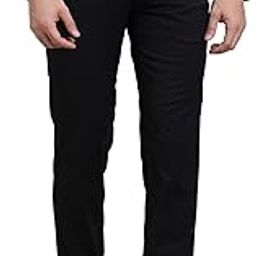 turtle Men Terry Rayon Stretch Slim Fit Solid Navy Blue Flat Front Formal Trouser-picture-40