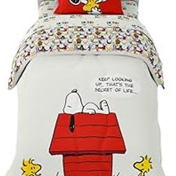 Franco Peanuts Classic Pals Super Soft Comforter and Sheet Set, 4 Piece Twin Size, (Official Licensed Product) Collectibles-image-40