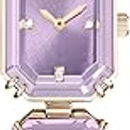 Watch, Octagon Cut Bracelet, Purple, Champagne Gold-Tone Finish, Purple, Luxury-image-33