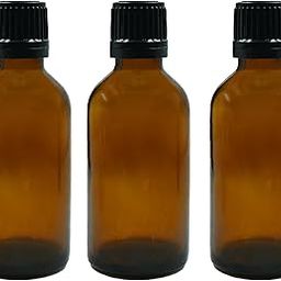 Happy Packaging 50ML Amber Round Empty Glass Bottle | Black Screw Cap | Euro Dropper | Refillable | Leak Proof For Essential Oils | DIY Perfumes | DIY serums (3)-2