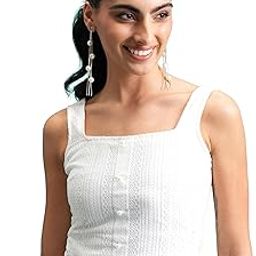 Women's Crochet Crop Top | Sleeveless | Fitted & Chic | Feminine Fashion & Style | Tops for Woman | Women Tops | Women Crop Top-picture-12