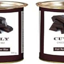 CUVLY Waxing Kit Combo Wax Hair Remover Kit Wax For Women (Chocolate Wax (Pack Of 2 - Total 1200 Gm))-image-1