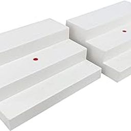 appeasy Plastic Cupboard Kitchen Space Organizer, Step Shelf, Space Saving Organizer. (3 Step Organiser-2 Pc)-picture-1