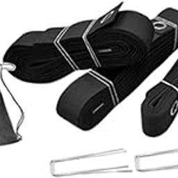 CALANDIS™ 4 Pieces Professional Beach Volleyball Lines Boundary Lines for Park Outdoor Black | Nets | Volleyball | Team Sports-image-51