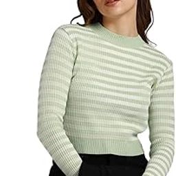 high star Acrylic Women's Round Neck Sweater-picture-32