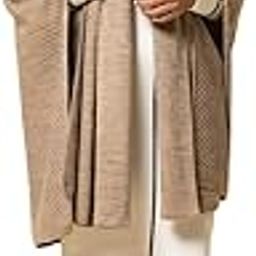 Women Oatmeal & Raisin Cloak (Fawn_Free Size)-10