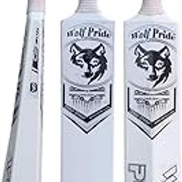 Wild Heavy Duty Premium Plastic Cricket Bat for All Age Groups-Kids/Girls/Boys/Girls/Adults ((Full Size (34"X 4.5" White), Wild White & White Grip Bat)-image-26