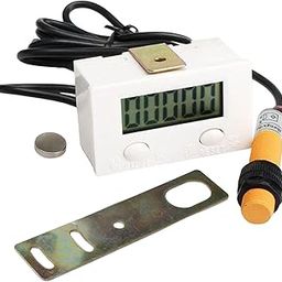 Jazzy Pearls® Electronic Digital Counter Meter Accurate Counter Panel Practical Automatic Induction|Other Test Meters & Detectors|1 Piece Magnetic Induction Digital Display Counter-24