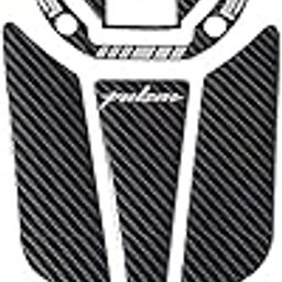 Acube Mart Bajaj Pulsar NS200 Compatible Tank Pad Combo Naked Sports Carbon Fibre-22