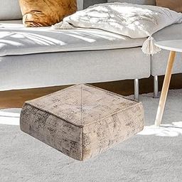 The Style SutraFloor Cushion Multifunction Chair Seat Pad for Yoga Tea Ceremony Dining Room Khaki | Yard, Garden & Outdoor Living | Cushions & Pads-image-15
