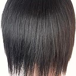 Hair Marc Silk Smart Hair Patch for Men, Soft Hair Wig in 100% Natural Human Hair, Easy Fit with Tape, Glue or Clips, 1D Mono Base (Colour: Indian Black) (8x5) (Black, 8x5, Straight)-39