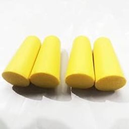 FTE Uncorded Foam Soft Ear Plugs for safety and noise reduction, helps in Meditation (A set of 4 pcs) Standard Size-32