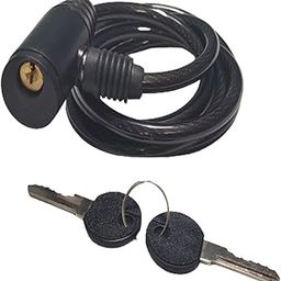 ShreNik Cycle Computerized Keys Lock Bike Helmet Lock for Bicycle with Mount Bracket/Clamp Heavy Duty Material (Blue)-image-31