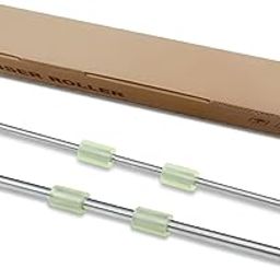 Upgraded Feed Roller Kit with Shaft,Compatible with Fujitsu Fi-6240Z Fi-6140Z Fi-6230Z Fi-6130Z Fi-6240 Fi-6140 Fi-6230 Fi-6130 Fi-6125 Fi-6225,Replacement Parts for PA03540-Y075 (2PCS)-3