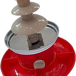 ATORSE 3 Tier Chocolate Fondue Fountain EU Plug for Various Sauces Melting Upgraded Home & Garden-image-64