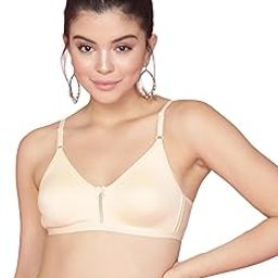 Women's Cotton Non Padded Wire Free T-Shirt Bra-image-5
