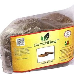 SANCTIFIED Panchagavya Cow Dung Cake Uple Kande Kanda Large Diameter 7.5cm, Pack of 10pcs-image-31