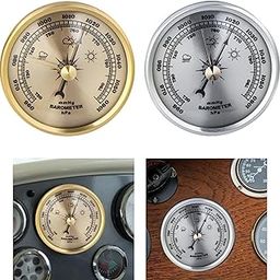 ATORSE® Barometer Wall Hanging Analog Weather Station for Home Fishing Boat Gold|Home Items for Living Room, Home & Garden, Home Product, Flower Planters for Home-office-Lawns|-21