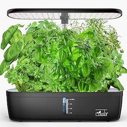 CYBSDF Indoor Garden Hydroponics Growing System 12 Pods, Indoor Herb Garden with LED Grow Light, Adjustable Height Up to 10.8inch, Hydroponics for Family-picture-21