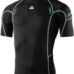 WATER PROOF FACING REALITY Waterproof Mens R30 Short Sleeve Rash Guard, Large-X-Large-image-22