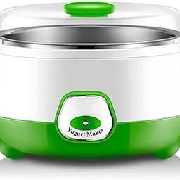 Yogurt Maker Machine, Stainless Steel Inner Container Electric Yogurt Maker Portable 15 Watts Electric 1L Automatic Yogurt Maker-1