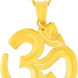 WHP Gold Pendant for Men & Women | Gold Om Locket for Women & Men | BIS Hallmark Certified Gold | Unisex Fashion Jewellery | Great for Gifting-picture-37