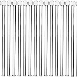 Sciencolab Glass stirrer/glass rod, borosilicate glass, 200X6mm, one side round one side flat, for mixing and stirring liquids,chemical,cocktail,mocktails, Pack of 20pcs-picture-25