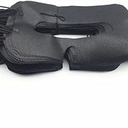 100 Pack Disposable VR Mask Sanitary VR Eye Covers VR Mask for VR Face Mask,Virtual Reality Face Mask Compatible with HTC Vive Pro/PS VR/Gear VR/Oculus Rift Go e altre cuffie Most vr Headset (Black)-14