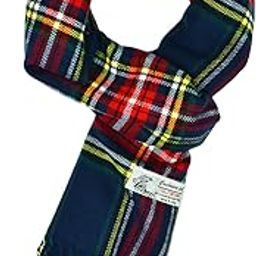 Stewart Luxury Scottish Tartan Winter Scarf Soft Cashmere Feel 72" x 12" (Stewart Navy Tartan), Navy Stewart Tartan, Único-picture-24
