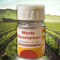 Ankur Organics Waste Decomposer for Agricultural Purpose (Pack of 4 Bottles) | Organic Waste Decomposer for Farming and Gardening | Compost Maker | Compost Accelerator, Liquid-23