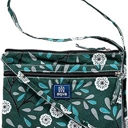 Cotton Printed Sling Bag Crossbody Bag For Women | Stylish, Sturdy, Zip Closure With Front Pocket | Handbag For Travel, Work, Shopping, Office, College, Beach-image-28