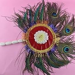 Peacock Feather Pack of 1- for Pooja Ghar Goods and Positive Energy & Home Decorative Purposes-picture-31
