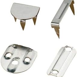 M Fabrics Stainless Steel Pant Trouser Hook - (No Sewing - 4 Part (Set of 20))-17